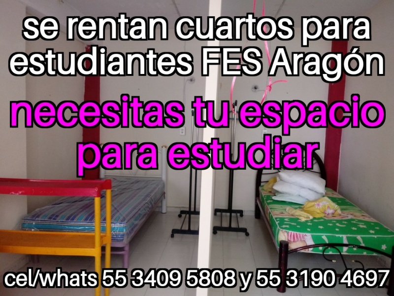 Fes aragon; nuevo ingreso cuartos estudiantes; fes aragon nuevo ingreso; departamento estudiantes; recamara estudiantes; habitacion estudiantes; dormitorio estudiantes;