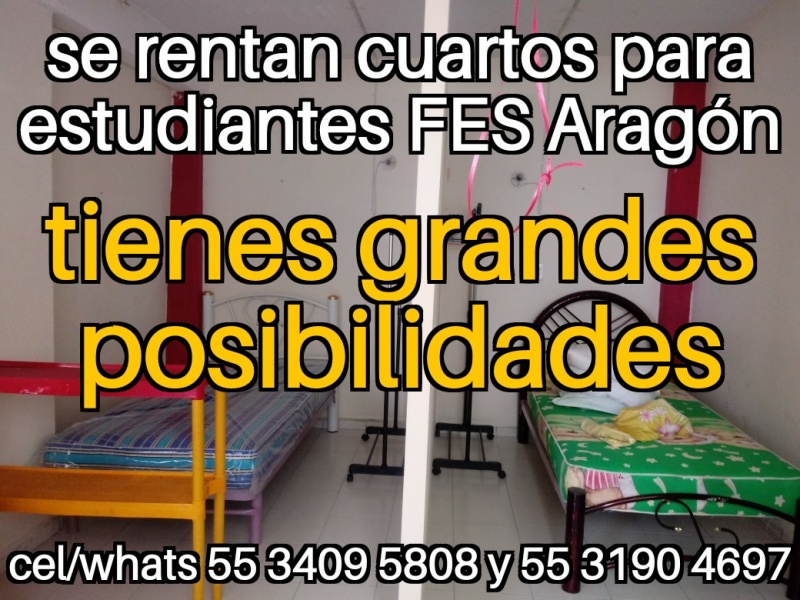 Fes aragon; nuevo ingreso cuartos estudiantes; fes aragon nuevo ingreso; departamento estudiantes; recamara estudiantes; habitacion estudiantes; dormitorio estudiantes;