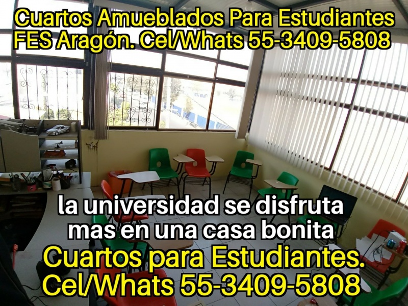 Cuartos estudiantes fes aragon nuevo ingreso fes aragon departamentos fes aragon habitaciones fes aragon recamaras fes aragon