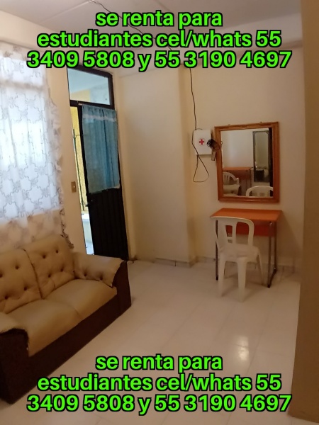 Cuartos para estudiantes; se rentan habitaciones para estudiantes; renta de recamaras para estudiantes; departamentos para estudiantes; alojamiento para estudiantes en renta;